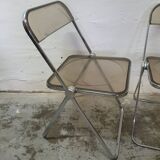 Pair of Plia Castelli chairs designed by Piretti