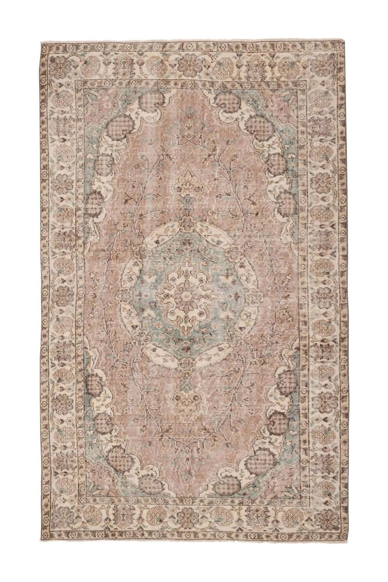 Vintage Turkish handmade rug 159x257 cm