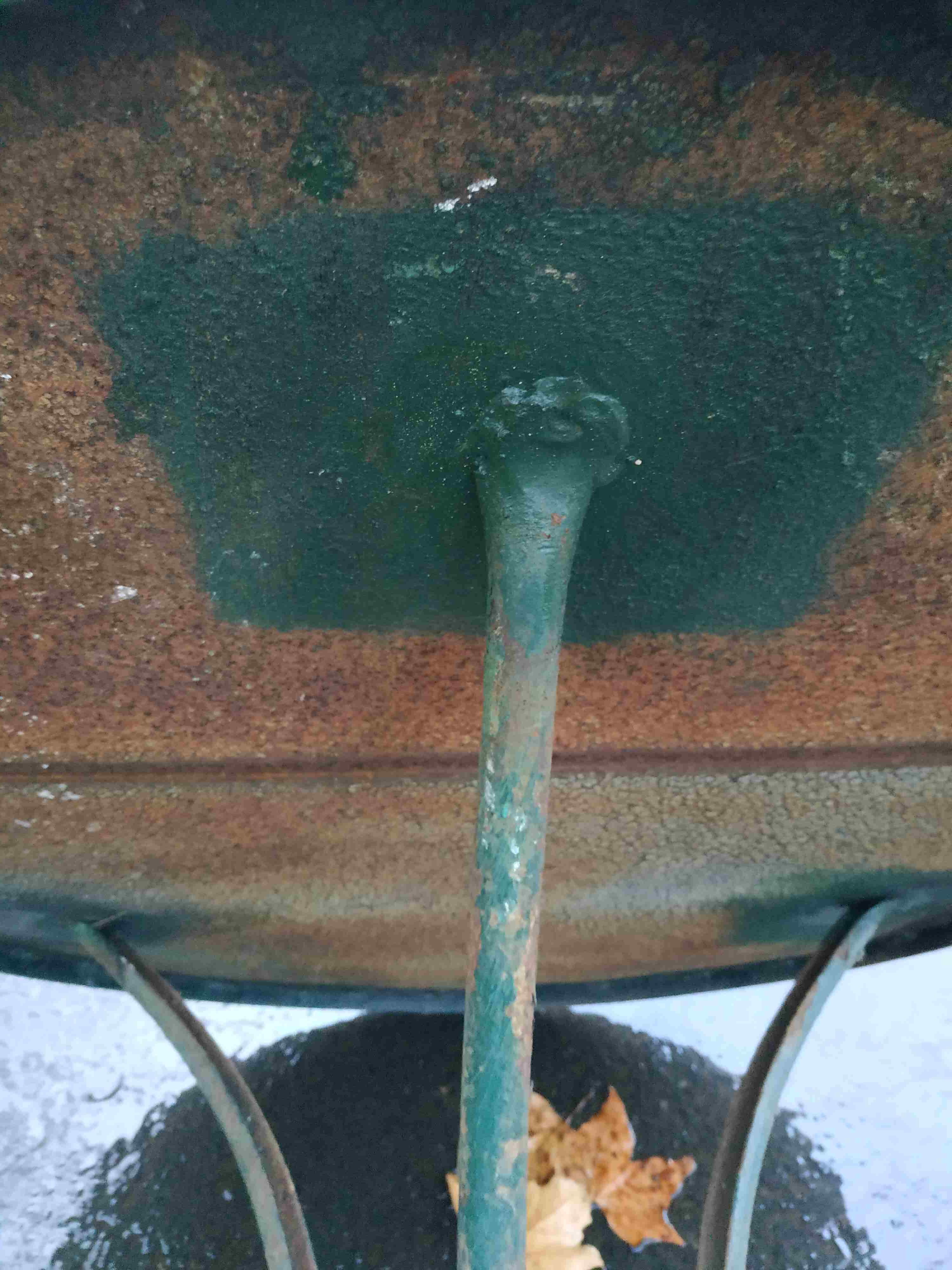 Table pedestal table terrace garden Arras