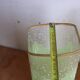 Paire de vases anciens en verre fin XIXe art nouveau