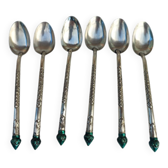 Indonesian silver teaspoons