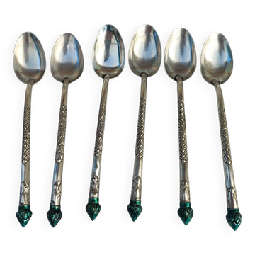 Indonesian silver teaspoons