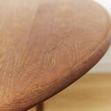 Table basse vintage par Niels Bach pour Niels Bach As, années 1960