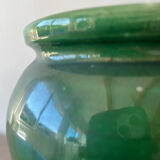 Glazed terracotta pot or vase