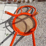 Bistro chair orange