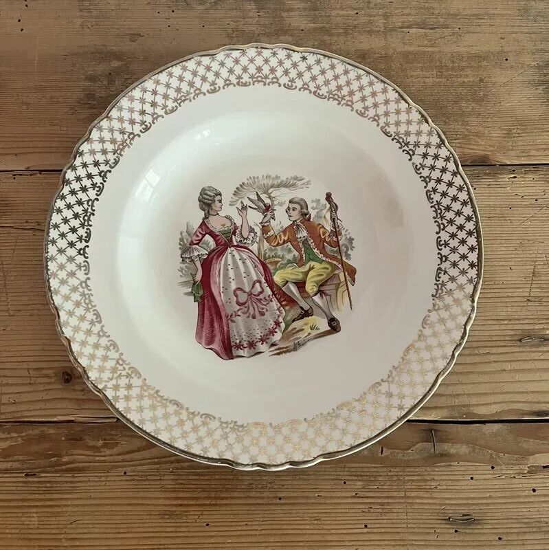 Antique deep plates