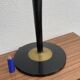 Mazda Art Deco Table Lamp with Original Milk Glass Shade