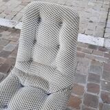 3 rotating vintage armchairs