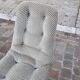 3 rotating vintage armchairs