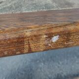 Coffee table slate top foot ball