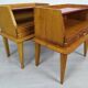 Pair of vintage bedside tables