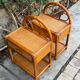 Paire de chevets en rotin 1960