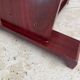 Art Deco magazine rack in mahogany color from the 60s