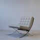Chaise Barcelona Mies van der Rohe, Knoll - Cuir de beurre