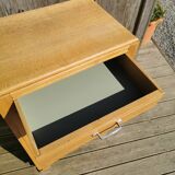 Vintage oak jam cabinet