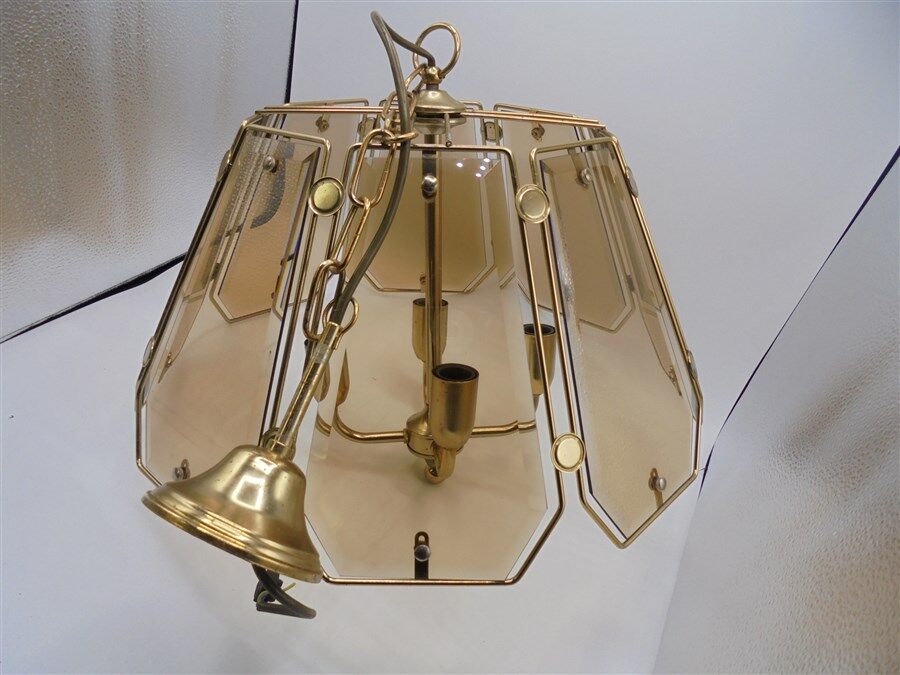 Suspension en verre fumé
