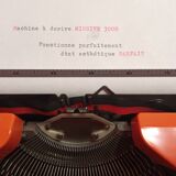 Machine à écrire missive 3000 vintage