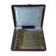12 silver-plated oyster forks