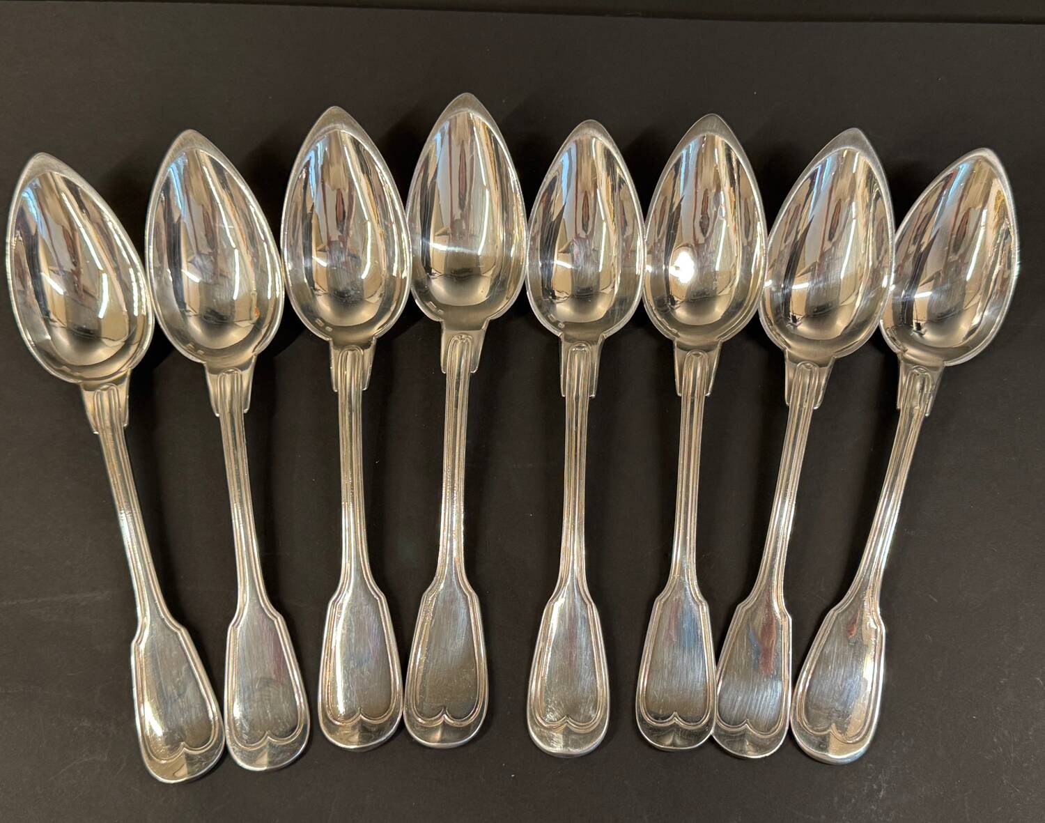 Set of 16 silver-plated cutlery pieces by Christofle and J Cassés&cie