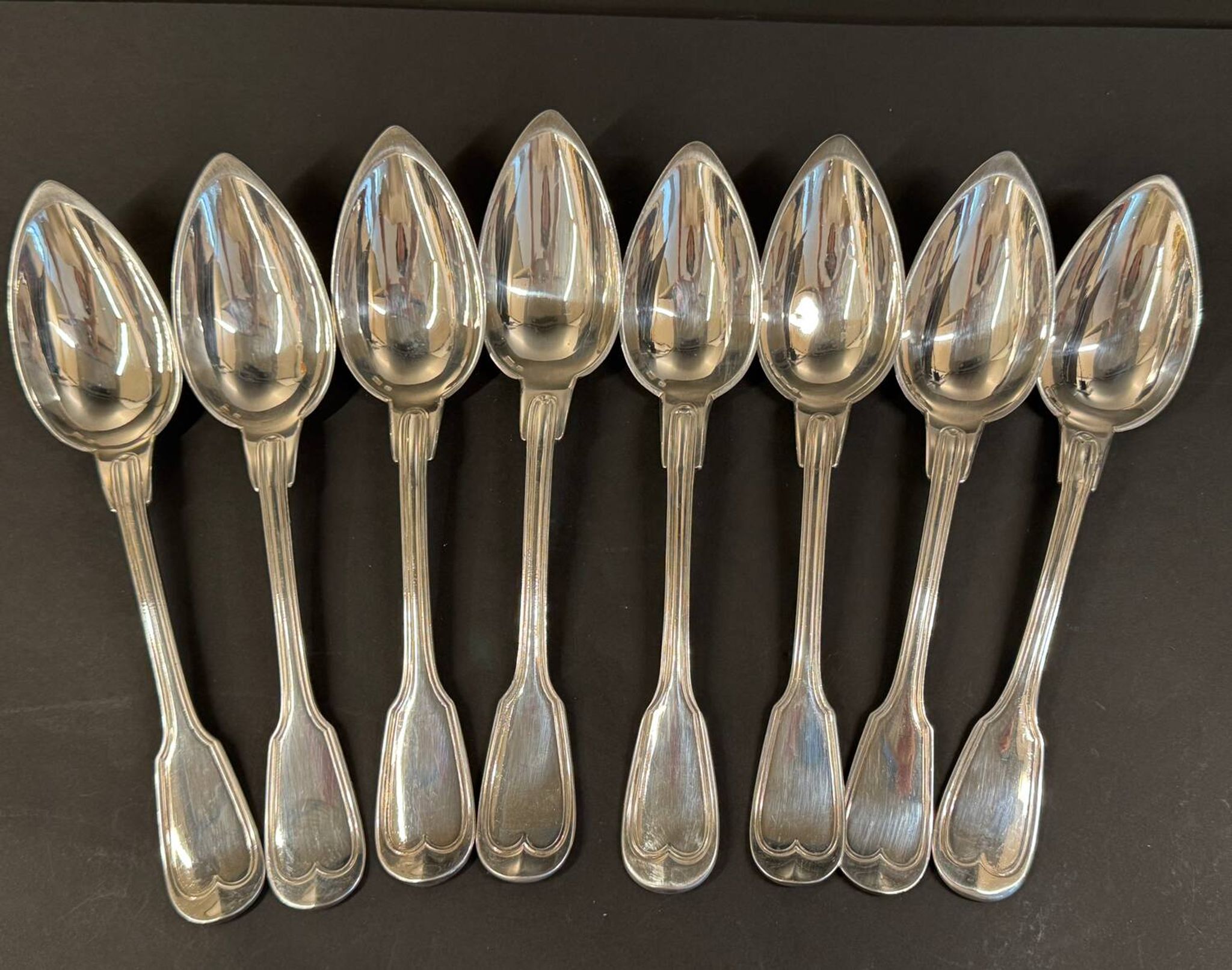 Set of 16 silver-plated cutlery pieces by Christofle and J Cassés&cie