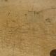 Old large cutting board 59 x 33 cm 3 kg