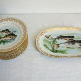 Vintage Limoges fish service