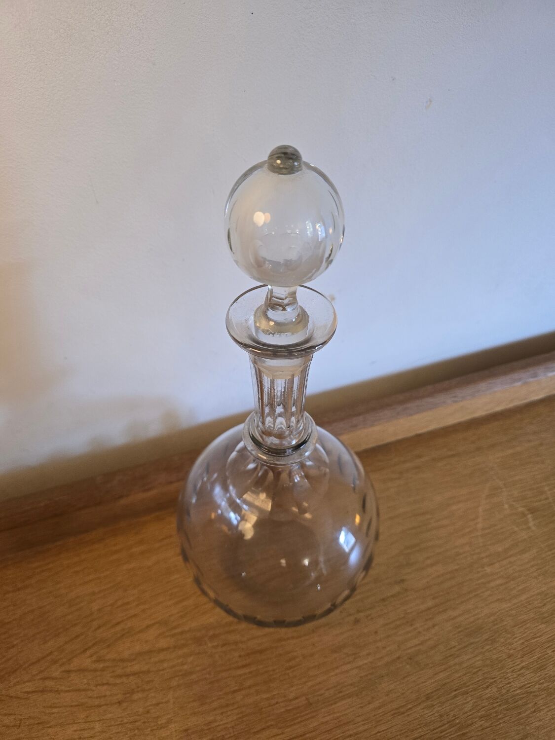 Large wine carafe from around 1950.