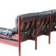 Vintage Scandinavian leather sofa
