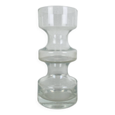 Vase rouleau scandinave, verre Riihimaki Tamara Aladin