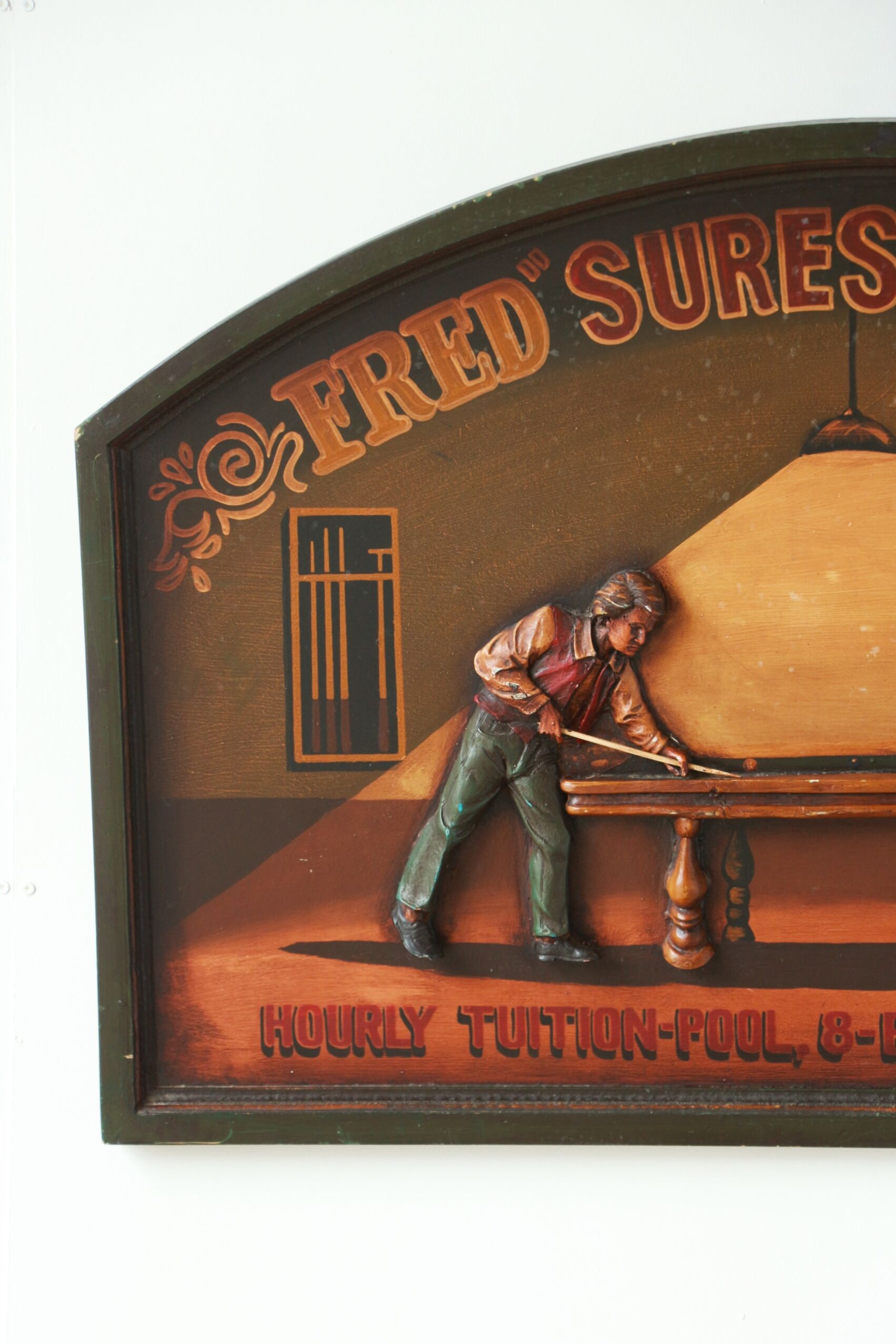 Tableau Country Corner "Fried Sureshot Davies" - Bar Billiard