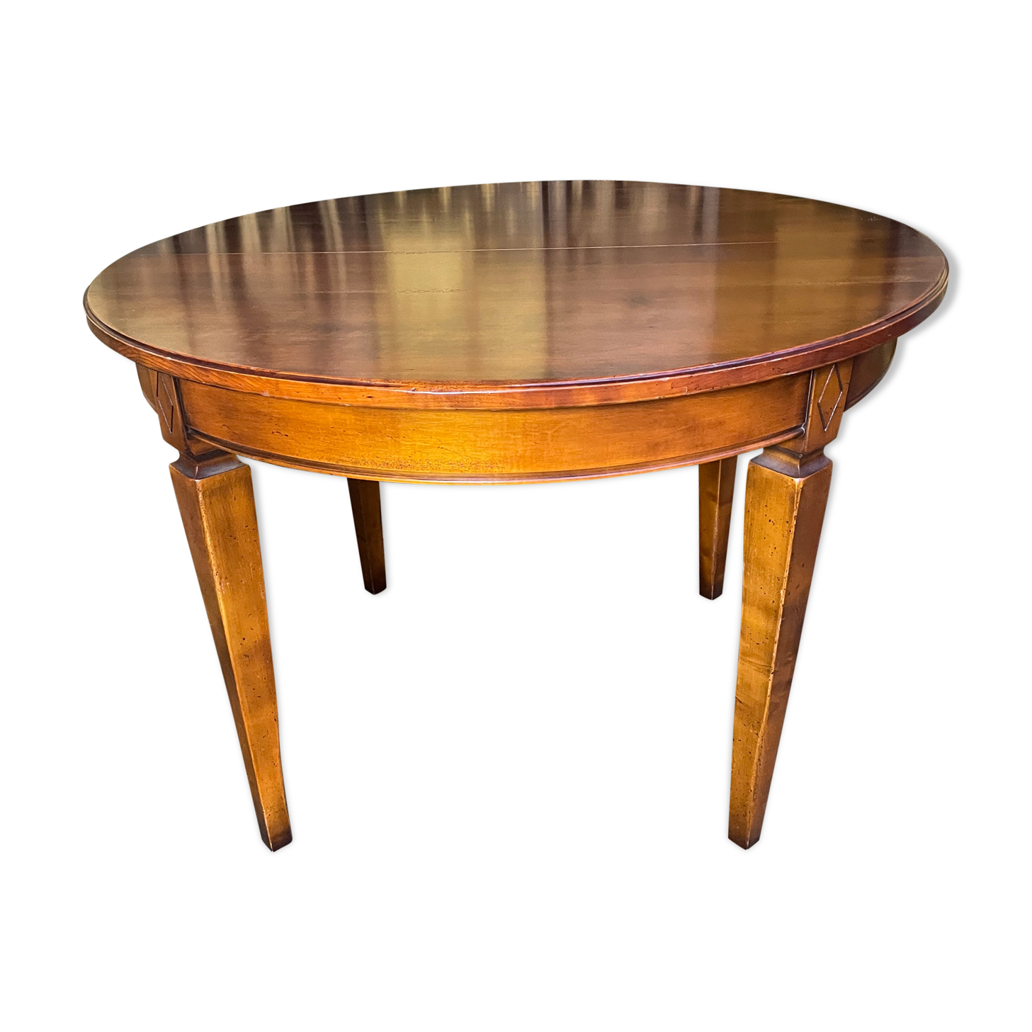 Round dining table Directoire style