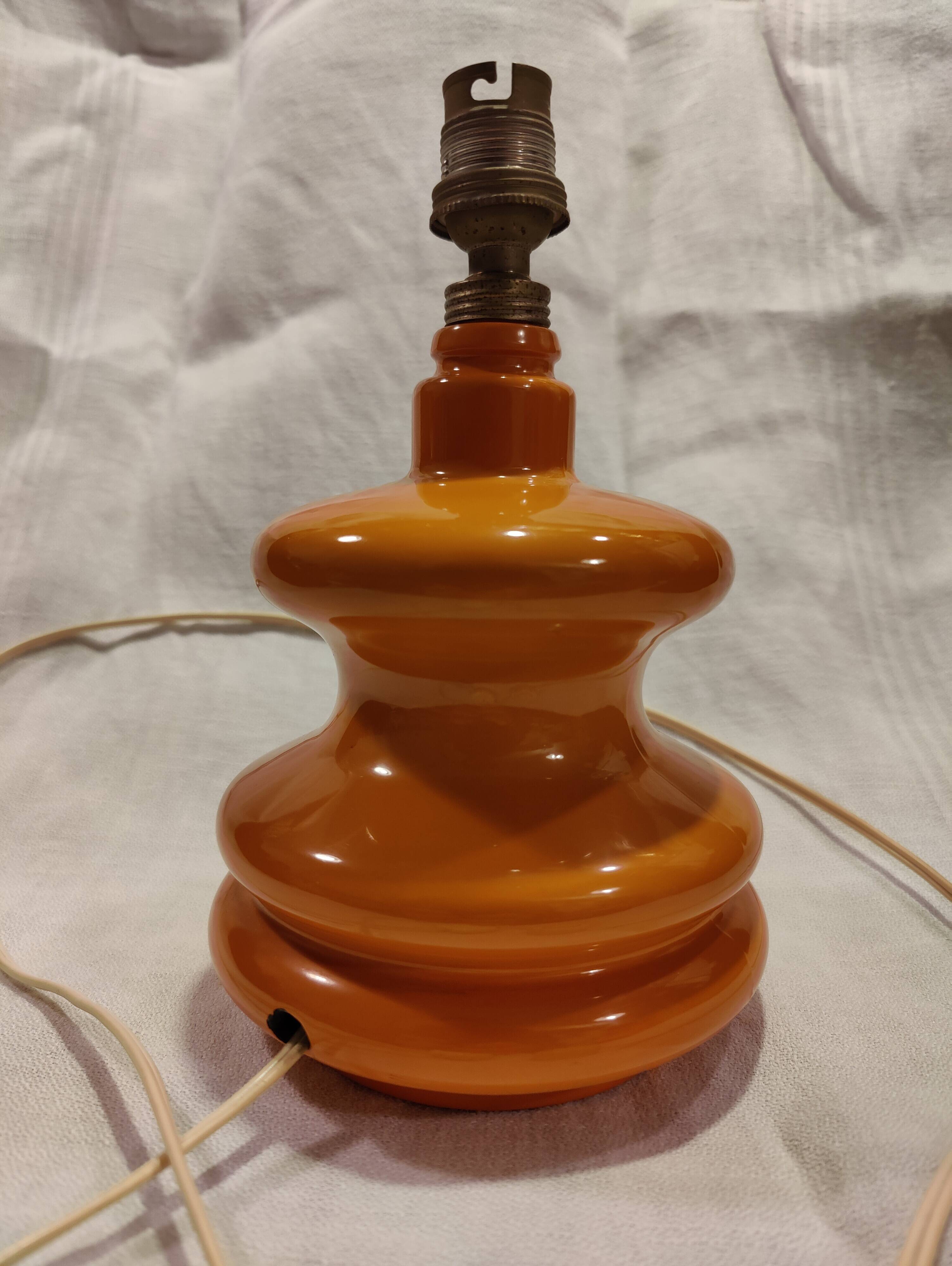 Vintage orange lamp from the 70s
