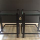 Pair of coffee tables, charles lingel design