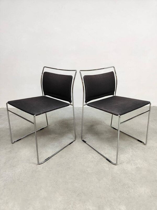 6 chaises de salle à manger vintage italiennes Tulu par Kazuhide Takahama pour Simon Gavina