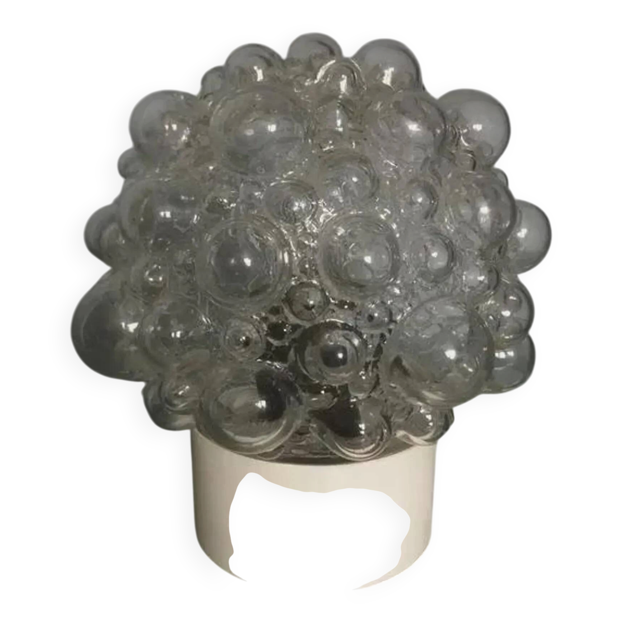 Vintage Helena Tynell Bubble Glass Table Lamp - Glashütte Limburg 1960s