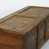 Antique Folk Art Painted bridal chest 1790