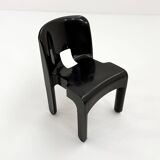 Black Universale chair model 4867 by Joe Colombo for Kartell, 1970