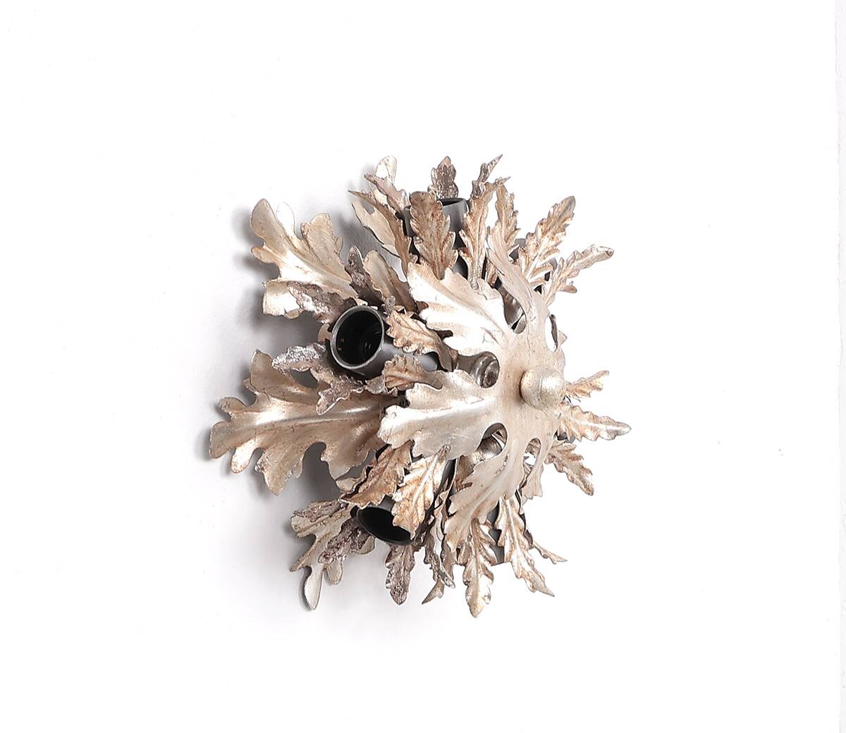 Banci firenze Florentine wall lamp silver small, 1970s