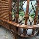 Rattan bar and vintage stools