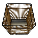 Vintage Rohe Noordwolde rattan basket by Dirk van Sliedrecht 60's Design