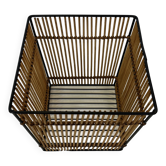 Panier vintage en rotin Rohe Noordwolde par Dirk van Sliedrecht 60's Design