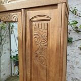 Art deco oak cabinet