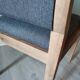 Art Deco grey armchairs