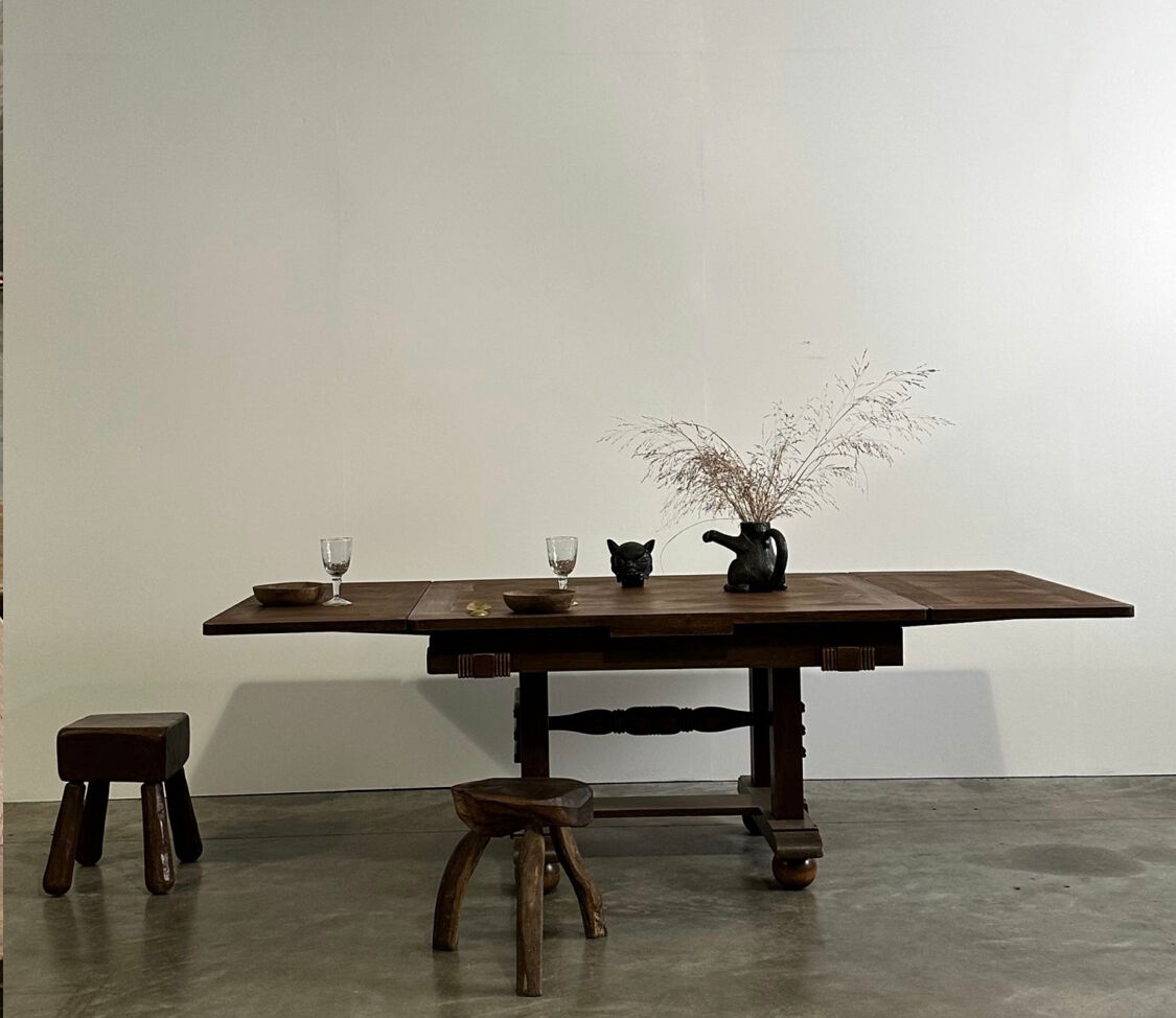 Mid-century oak table