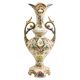 Hand-painted earthenware vase from Rouen, France twentieth century