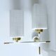 Pair of vintage architectural wall lights, 1960s