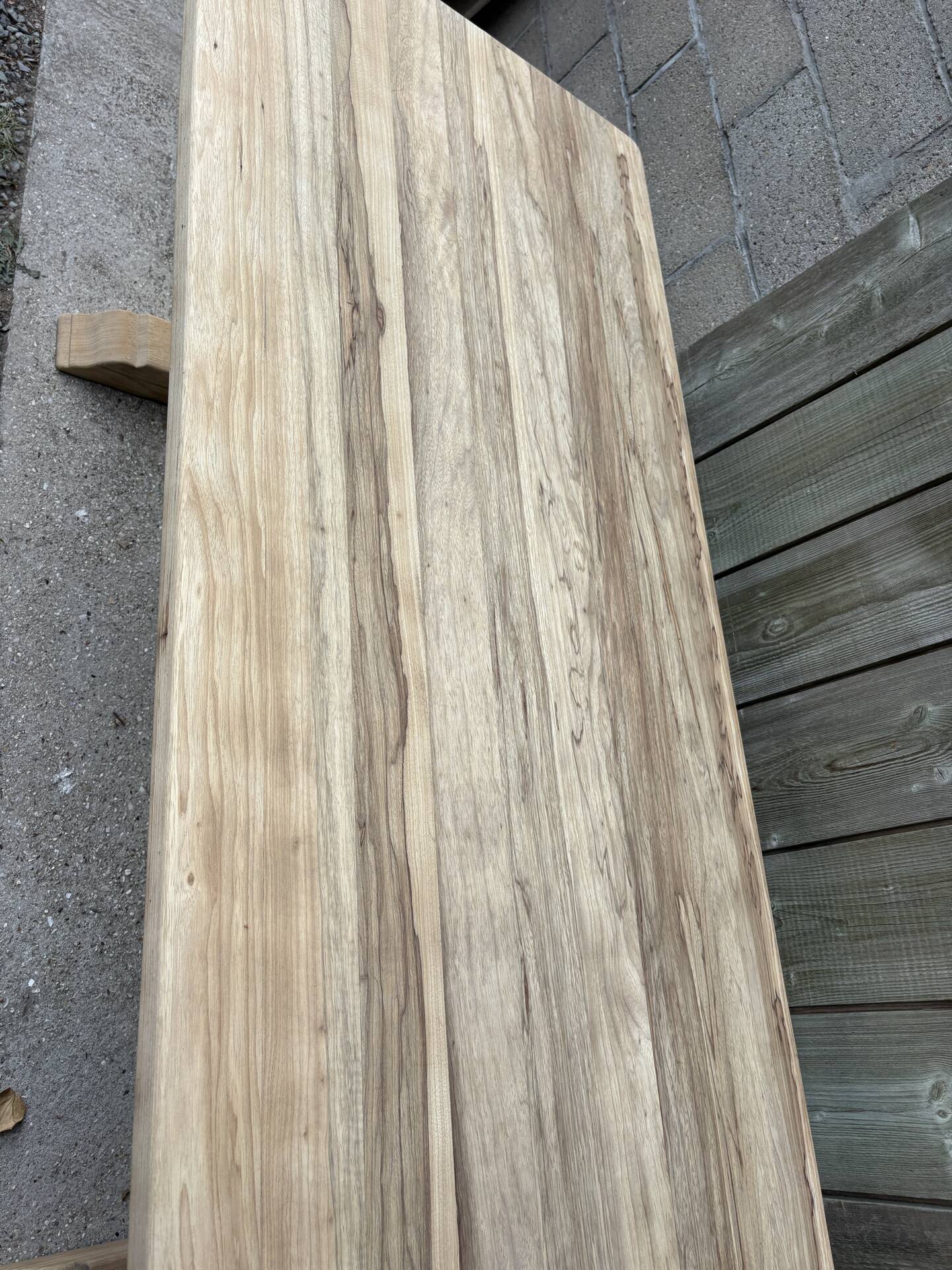 Large old monastery table - sandblasted