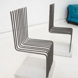 Postmodern 'Solid Chairs' attributed to Heinz Landes, Germany, 1986.