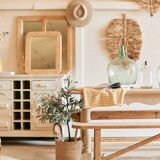 Transparent demijohn