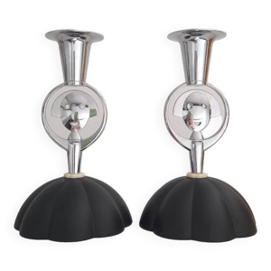 Paire de bougeoirs alessi